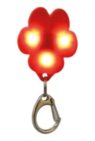 Zawieszka świecąca dla psów Flasher, USB, 3.5 x 4.3 cm