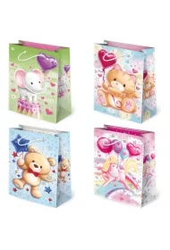 Torebki ozdobne. Dzieci Baloniki