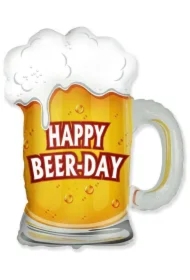 Balon foliowy Kufel: Happy Beer 68x65cm