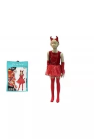 Strój karnawałowy diablica rozm. 100-110cm