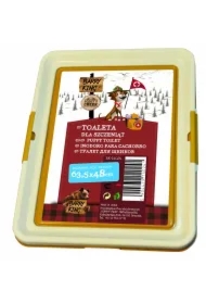 Toaleta dla szczeniąt, 63, 5 x 48 cm, brązowa