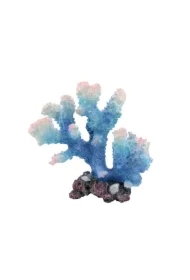 Dekoracja akwarystyczna Koralowiec niebieski duży 14cm