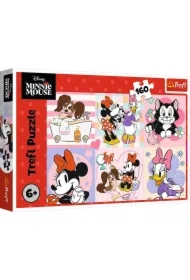 Puzzle 160 el. Kolorowy dzień Minnie