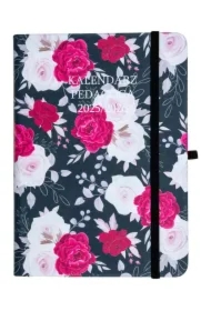 Kalendarz pedagoga 2025/2026 B6 tygodniowy Salsa czer-kwiat