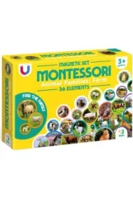  Zestaw magnetyczny Montessori Zwierzęta na farmie