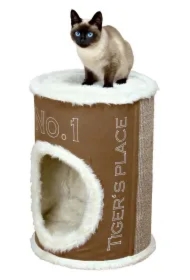 Lauretta, drapak stojący, kremowy, 120 cm