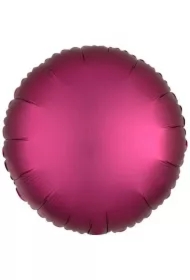 Balon foliowy Lustre purpurowy okrągły