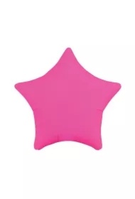 Balon foliowy Gwiazda fluor różowy 46cm