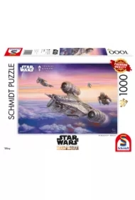 Puzzle 1000 el. Star Wars The Mandalorian, Eskorta, Thomas Kinkade