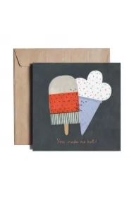 Karnet kwadratowy You Make Me Hot DS10