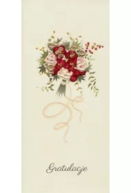 Karnet Gratulacje DL G06 - Bukiet