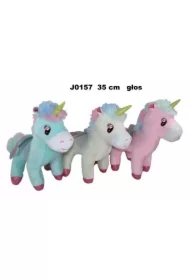 Jednorożec z głosem 35cm MIX