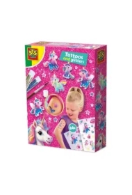 Jednorożec tatuaże i brokaty