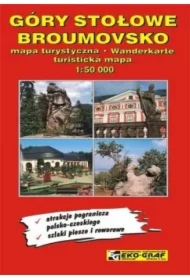 Mapa turyst. - Góry Stołowe Broumovsko 1:50 000