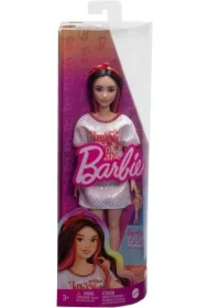 Barbie Fashionistas. Lalka Sukienka kropki HRH12