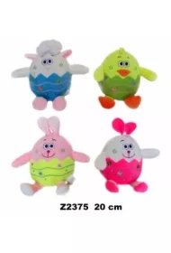 Pluszak Jajki zwierzęta mix 20 cm