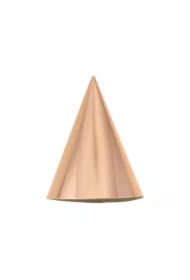 Czapeczki papierowe metaliczne