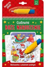 Cudowne Boże Narodzenie. Malowanka z pisakiem wodnym