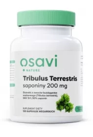 Tribulus Terrestris, saponiny 200 mg Suplement diety