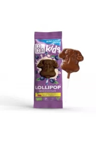 Lizak z czekolady jagodowej z witaminą C z aceroli bez dodatku cukrów