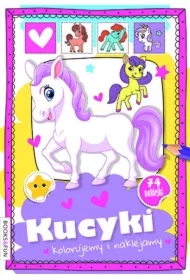 Kucyki. Kolorujemy i naklejamy