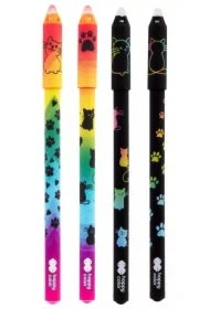 Happy Color, Długopis wymazywalny niebieski - Miaow!, 1 szt.