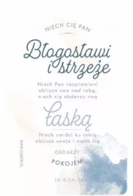 Magnes na lodówkę - Błogosławieństwo akwarela