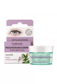 Przeciwzmarszczkowy krem pod oczy ze świetlikiem i kwasem hialuronowym