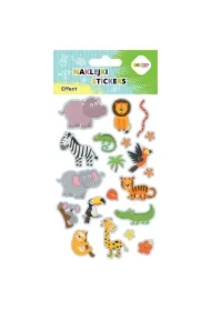 Naklejki Zoo 10x20cm HAPPY COLOR