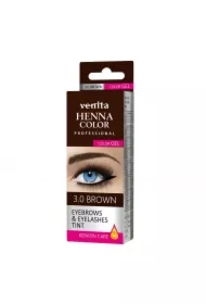 Professional Henna Color Gel żelowa farba do brwi i rzęs 3.0 Brown