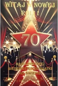 Karnet Urodziny 70 4K