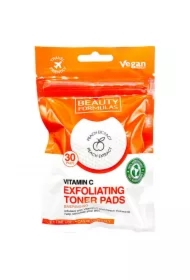 Złuszczające płatki do oczyszczania twarzy - witamina C, ekstrakt z brzoskwini