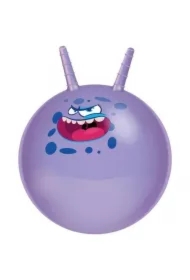 Piłka do skakania z rogami fioletowa 45cm