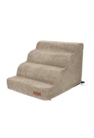 Schody dla psa, szare, 50x42x36cm, zamek