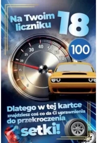 Karnet Prawo Jazdy 18 urodziny męskie