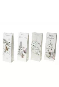 Torebka na butelkę z motywem świątecznym MIX