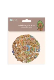 Naklejki winylowe Kapibara 50 szt