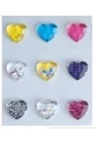 Dżety samoprzylepne serca