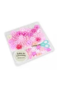 Koraliki odcienie różu 594el