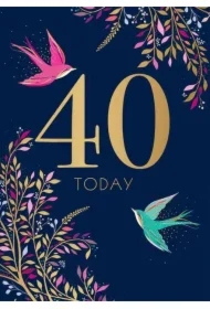 Karnet 40 urodziny SMA04PL