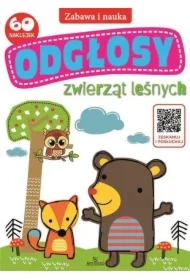 Odgłosy zwierząt leśnych - kolorowanka z kodem QR