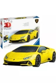 Puzzle 3D Pojazdy: Lamborghini Huracán Evo Giallo