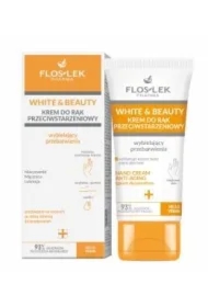 Krem do rąk przeciwstarzeniowy - wybielający przebarwienia White &amp; Beauty