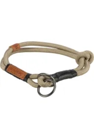 Be Nordic, obroża zaciskowa, dla psa, piaskowa/czarna, linka, S: 35 cm/o 6 mm