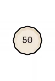 Talerzyki papierowe Hello 50 18cm 6 szt