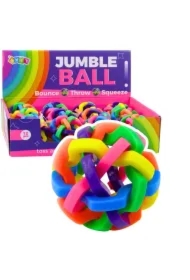 Piłeczka pleciona gumowa 7,5cm