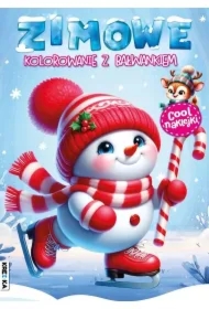 Zimowe kolorowanie z bałwankiem