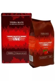 Yerbera Puszka do Yerba Mate + Yerba Mate Guarana