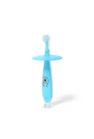 Bezpieczna szczoteczka do zębów 6 m+ niebieska