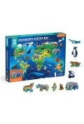 Zdjęcia - Puzzle i mozaiki Puzzle edukacyjne Zagrożone gatunki z elementami w kształcie zwierząt 80 e